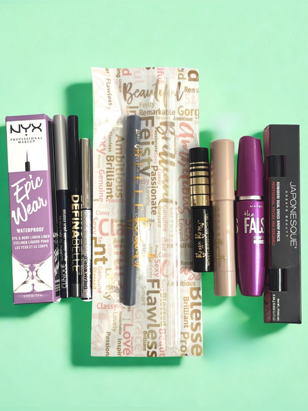 ⚡️9-piece eye makeup bundle (light/medium brows)